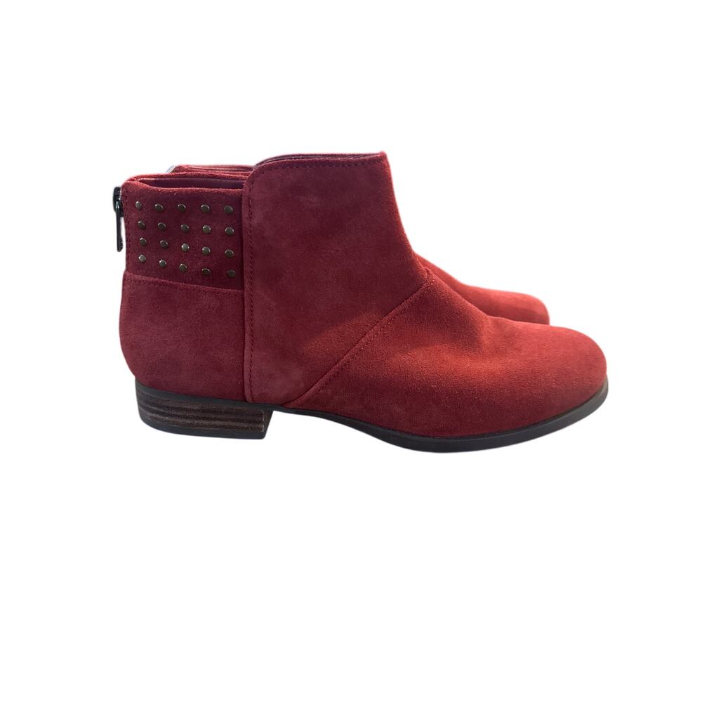 ⭐️  Koolaburra by UGG Colab W/ Orthalite Comfort Red Suede ankle Boots Size 8.5